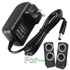 AC Power Adapter for Logitech Z200 2.0 Multimedia Speakers Replacement PSU