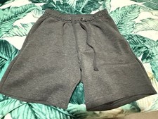 American Eagle Men's Gray Athletic Stretch Shorts Size S Activewear Drawstring