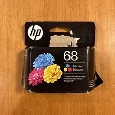 HP 68 Tri-color Original Ink Cartridge EXPIRES 05/2026 NEW SEALED