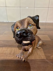 Little Paws border terrier dog figurine Henry