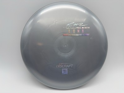 Ti Luna First Run - New 174g - Silver Disc & Stamp - Paul McBeth x6 - Titanium