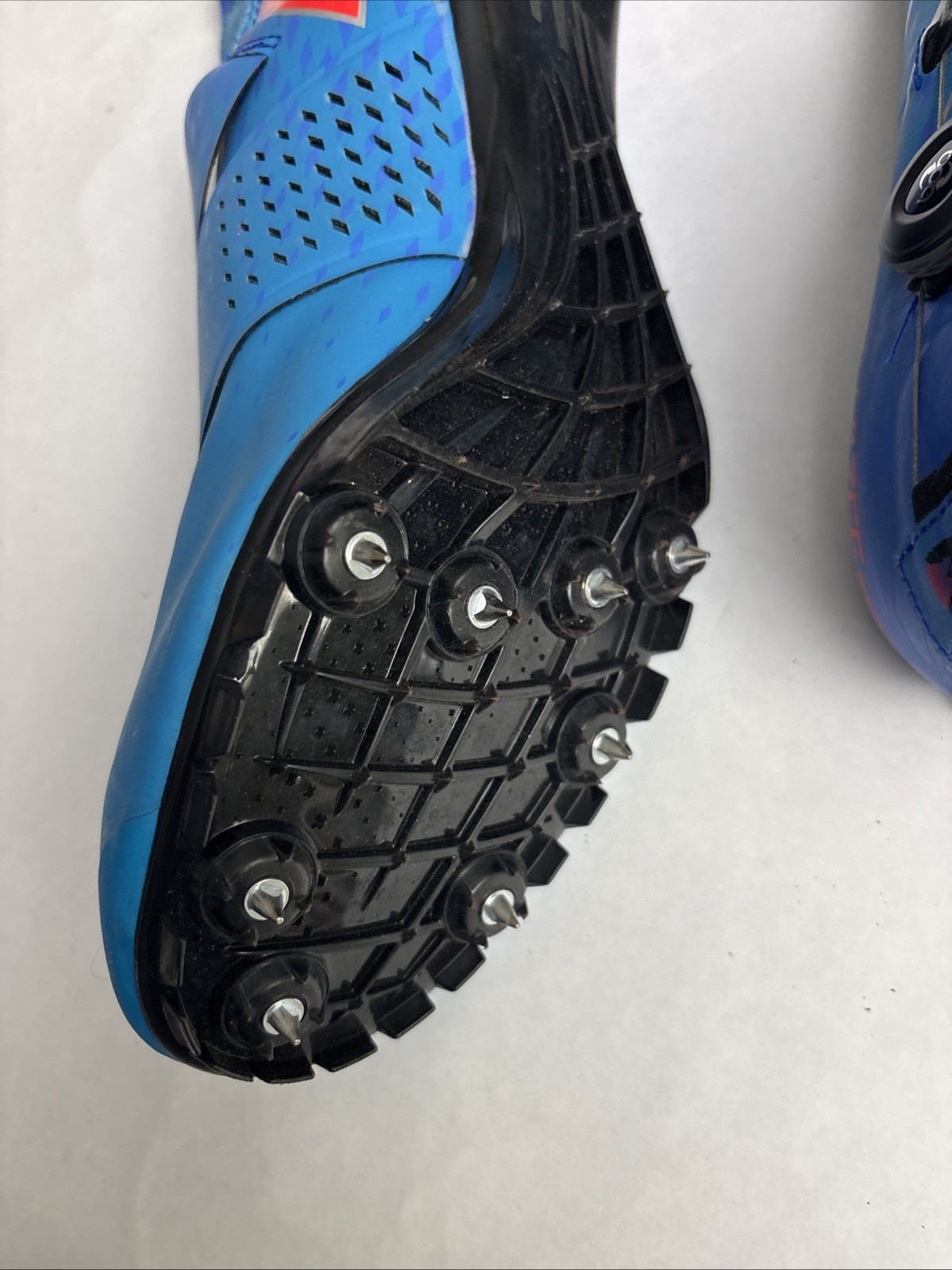 New Balance Vazee Sigma Mens Size 12 Blue Black Gray Outdoor Track Spikes Shoes thumbnail 9