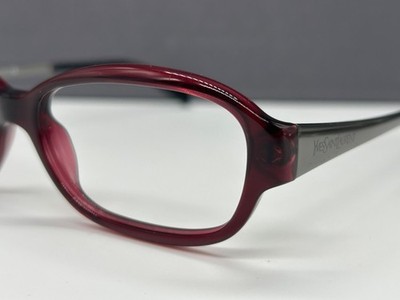 Yves Saint Laurent Brille  Damen Rot grau gun Eckig 5102  NP:299 