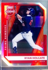 2021 Panini Elite Extra Edition Ryan Holgate Prime Numbers C Die Cut /185 #70 Ca