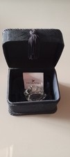 SWAROVSKI Cigno grande con scatola in velluto damascato