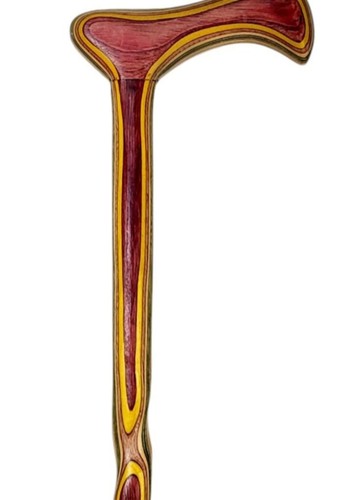 Vintage Rare Artsy Exotic Wood Folk Art Walking Cane Handled Walking Stick 32" - Picture 9 of 9