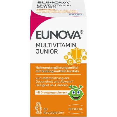 EUNOVA Junior Kautabletten m.Orangengeschmack 30 St PZN 17513399