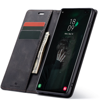 Spacecase Case Wallet FüR Samsung Galaxy S10+ Schwarz