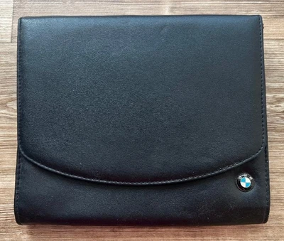 Genuine BMW Wallet Document Folder For Handbook Drivers Owners Manual - MARKED - Image 1 of 4