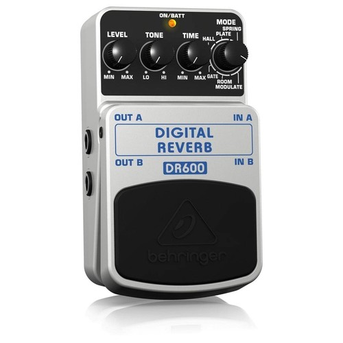 Behringer DR600 DIGITAL REVERB Digital Stereo Reverb Effektpedal - Bild 3 von 4