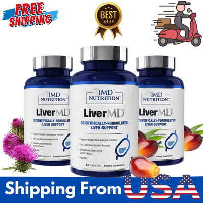 3 Packs 1MD Nutrition LiverMD - Liver Support Supplement New | Exp 11/2027