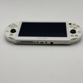 SONY PS Vita PCH-2000 Console White Very Good Fast Shipping No joystick drift.