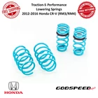 Godspeed Traction-S Performance Lowering Spring For 12-16 Honda CR-V RM1/RM3/RM4