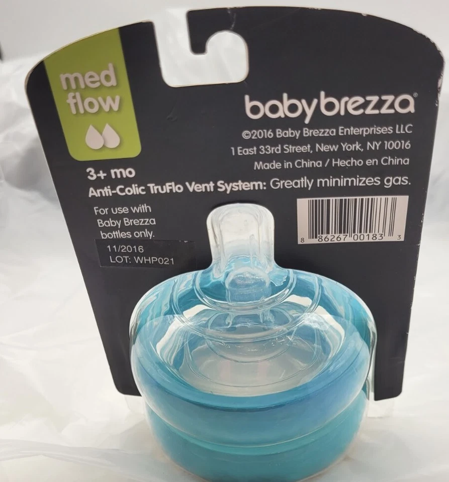 Peças de reposição para mamadeira Baby Brezza - Pacote com 2 tops de reposição sem BPA - Imagem 2 de 4