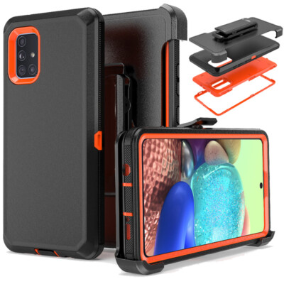 For Samsung Galaxy A71 5G Case Cover + Holster Belt Clip Fits Otterbox Defender | eBay