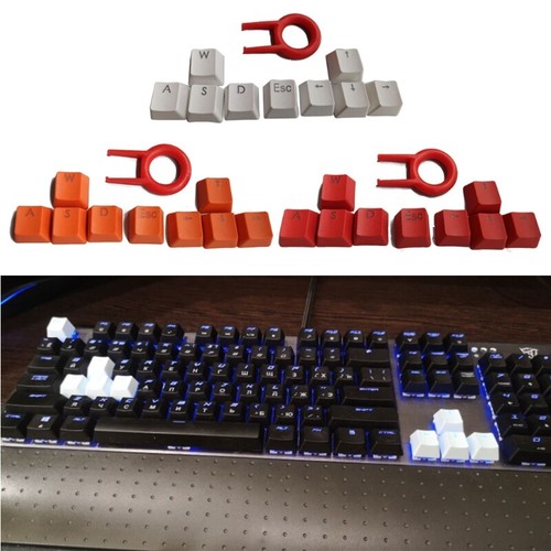 9 Keys PBT Backlit Keycaps WASD/ESC/Direction With Key Cap Puller For MX Switch - Picture 13 of 19