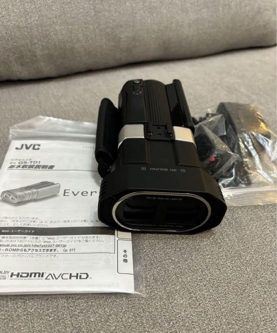 JVC Kenwood GS-TD1 Full HD 3D Everio Camcorder Color Black JVC Kenwood GS-TD1 Full HD 3D Everio Camcorder Color Black