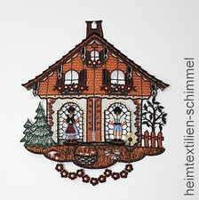 PLAUENER SPITZE ® Fensterbild SCHWARZWALD Fensterdeko WETTER Wetterhäuschen HAUS