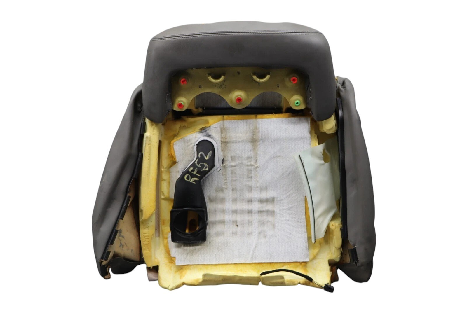 06-12 Bentley Continental Front Right Side Seat Upper Back Cover Cushion Oem