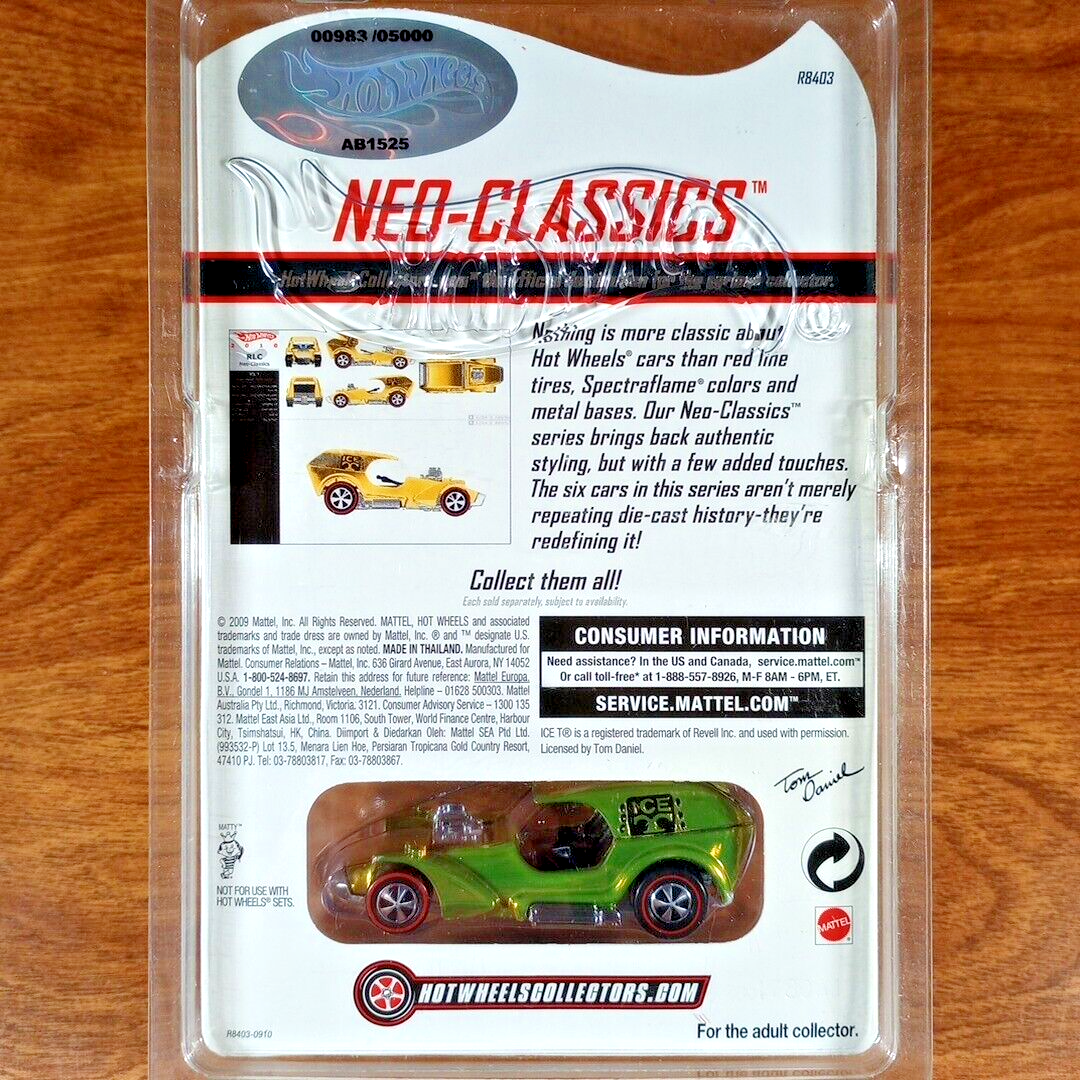 Hot Wheels RLC Neo-Classics Ice T 983/5000 Yellow Series 9