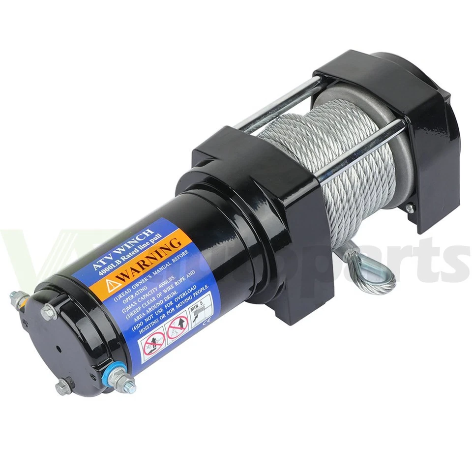 Guincho elétrico 4000 lb cabo de aço reboque caminhão 12V para Toyota novas peças estoque EUA - Imagem 3 de 4