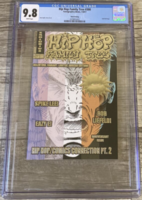 Hip Hop Family Tree #300 3rd Print Milestone Foil Variant Ashcan CGC 9.8 POP 1 !