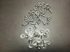 45 pcs #8 x 5/8" with #6 head stainless kick panel door interior trim screws 