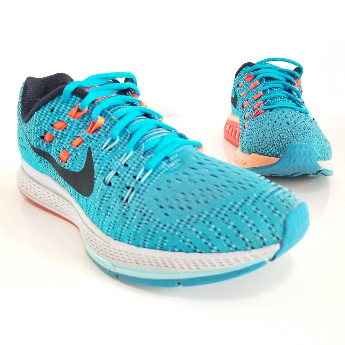 NIKE Womens Air Zoom Structure 19 Running Shoes 806584 400 Sneaker Blue Size 7.5