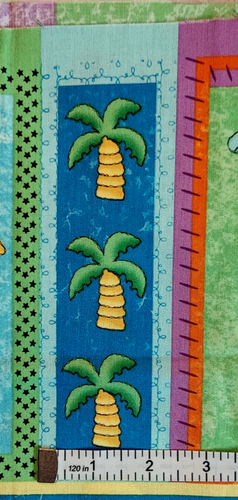 Dinos on Parade Blocks Fabric Panel plus 2 yards of Border Fabric by Clothworks - Picture 6 of 22