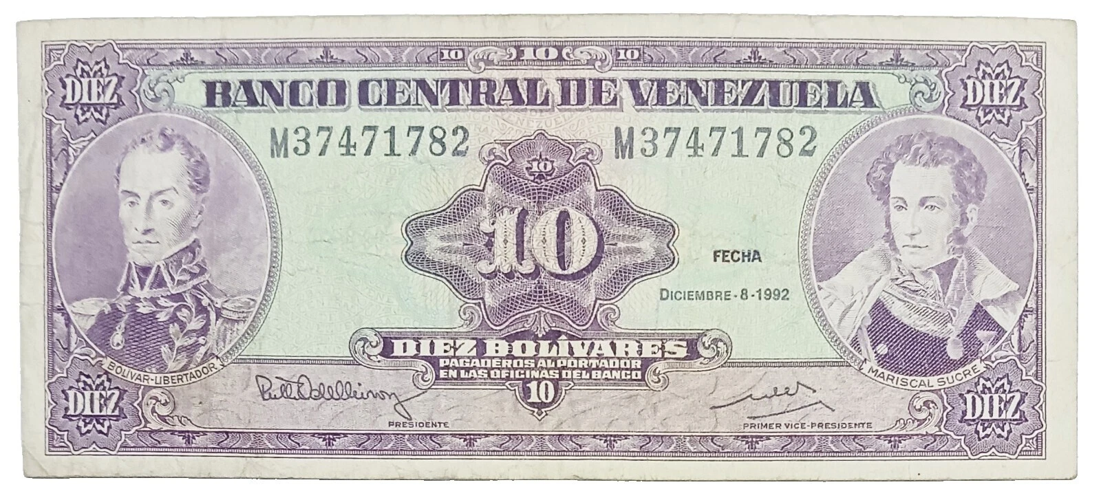 Uncertified 1992 World Paper Money