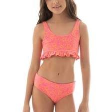 Maaji Girls Aster Papaya Bikini Bottoms. NWT. Size 8.