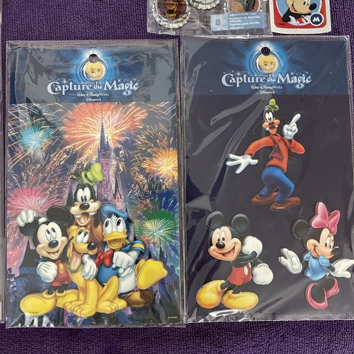 Disney Scrapbook Mickey Minnie Donald Goofy Sticker Lot Paper Cut Outs Parks - Picture 2 of 12