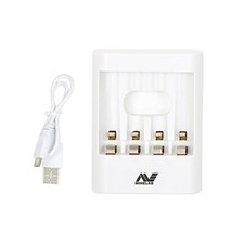 Minelab NiMH Battery Charger for 4 AA Batteries