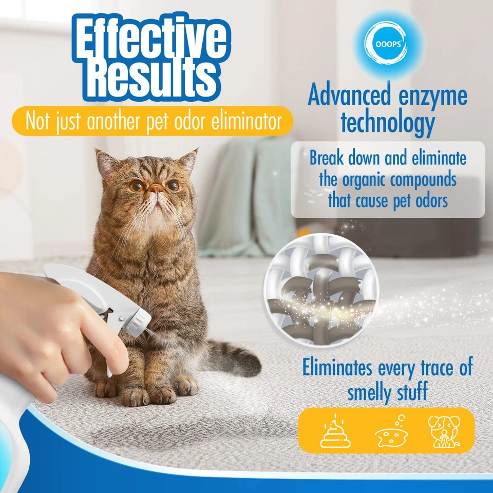 Органический фермент для устранения запаха и пятен домашних животных OOOPS  - Изображение 3 из 4