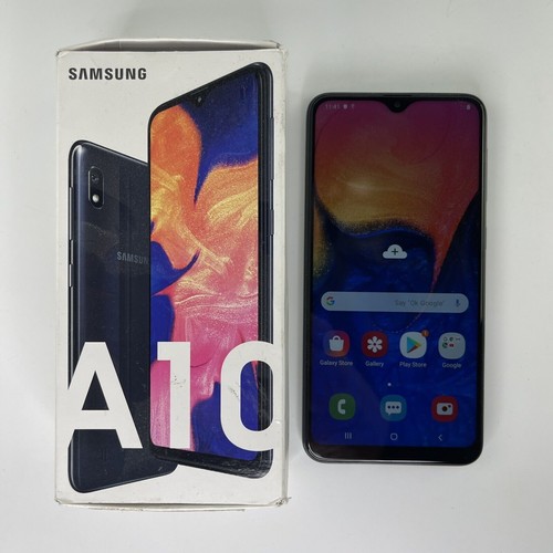 Oryginalny Samsung Galaxy A10 A105F 6,2 cala 32GB 13MP 2-SIM GSM Odblokowany SmartPhone - Zdjęcie 1 z 8