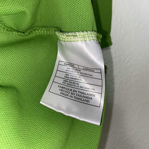 Men’s Nike Golf Striped Polo Shirt Green Striped Dri Fit Size XL - Picture 5 of 8
