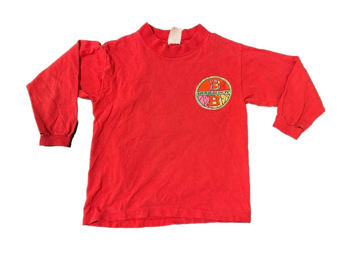 90's Bugle Boy Vintage Long Sleeve Shirt Youth Small Made In USA