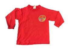 90’s Bugle Boy Vintage Long Sleeve Shirt Youth Small Made In USA Red