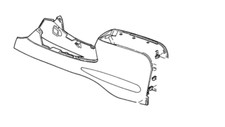1999-2001 Ford Explorer Center Console Panel Assembly Xl2z-98045a36-aaa