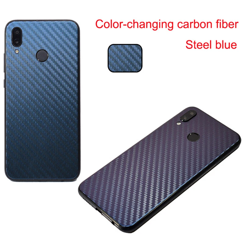 Back Cover Protector For OnePlus LG Meizu Discolor Carbon Fiber Protective Film - Image 3 of 4