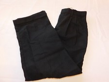 George Boy's Youth Pants Black Pleated Front Slacks Size 10 GUC Pre-owned