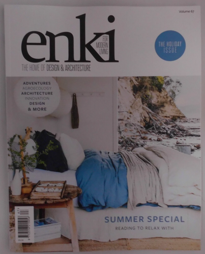 Enki magazine #67 2025 Modern Sustainable Living. Holiday Issue Summer Special