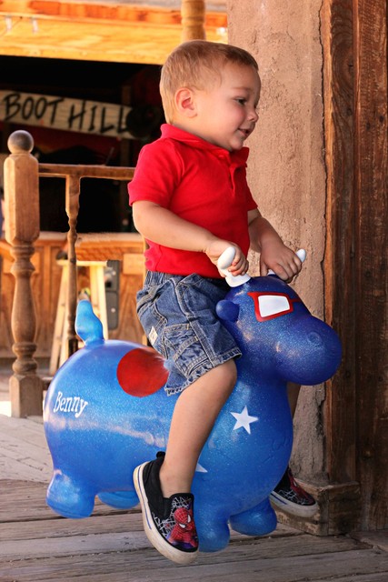 Waliki Toys Bouncy Horse Benny The Jumping Bull Inflatable Animal