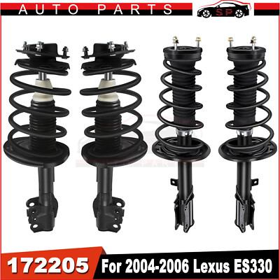 Front & Rear Struts Coil Spring for 2004-2006 Lexus ES330 Toyota Camry Solara
