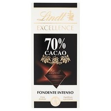 Lindt Chocolate  70 Lindt Dark Chocolate Tablet  3,5 Oz /100 Gr