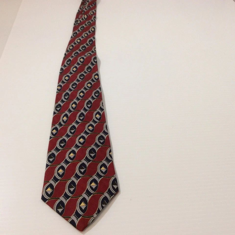 Corbata Gianfronco Furrin PARA HOMBRES 4 en Seda EE. UU. Amarillo Carmesí Gris Negro Foto 4 de 4