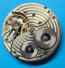 16 SIZE BALL WALTHAM COMMERCIAL STD 17J MODEL 1908 POCKET WATCH MOVEMENT PARTS