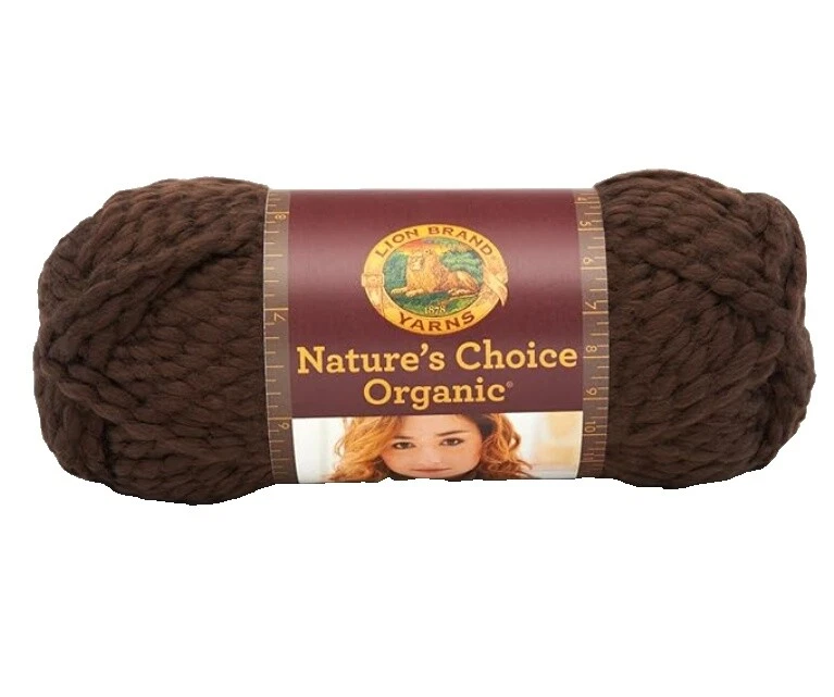 Hilos Marrón Lion Brand Crochet