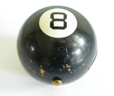 Vintage Wadsworth Novelty 8 Ball Billiards Powder Compact