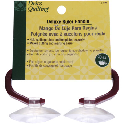 Dritz Quilting Deluxe Linealgriff mit 2 Saugnäpfen 3140